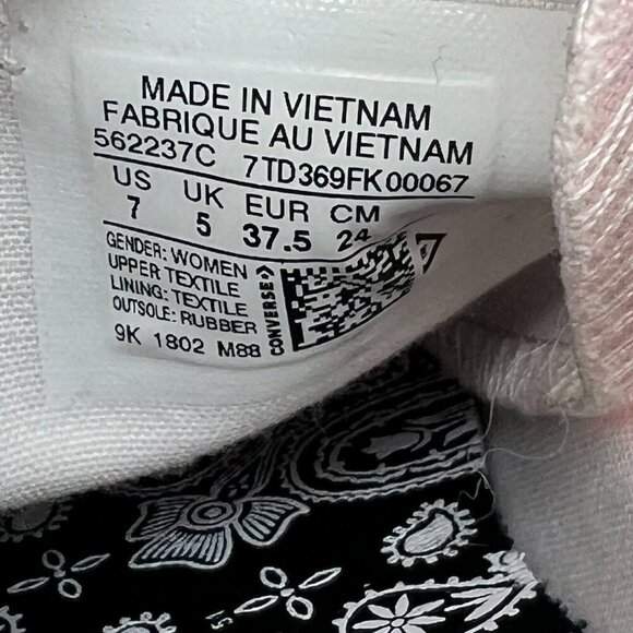 Converse Womens 562237C Pink Chuck Taylor All Star Miley Cyrus Size 7 Sneakers - Picture 9 of 9